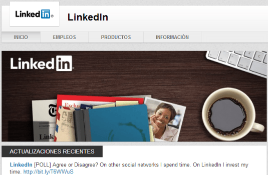 Paginas de empresa LinkedIn