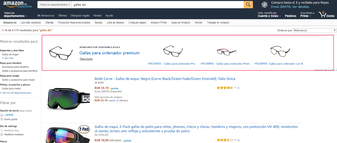 Productos destacados de Amazon